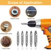 STONEGO Damaged Screw Extractor Remover Tool Drill Bit Set Broken Bolt Extractor Screw Remover