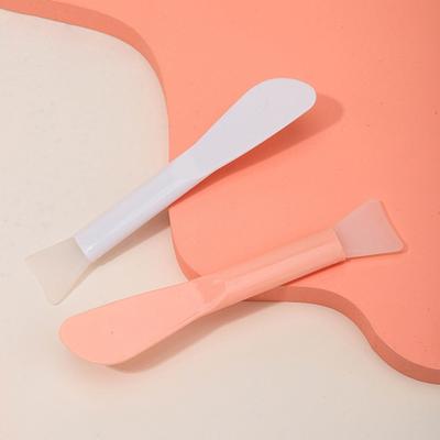 Silicone Masque Brush Double-Headed Soft Hygienic Makeup Tool Flat Head Masque Brush for Application