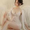 Plus Size Padded Cup Lace Lingerie - Sexy Two-Piece Set