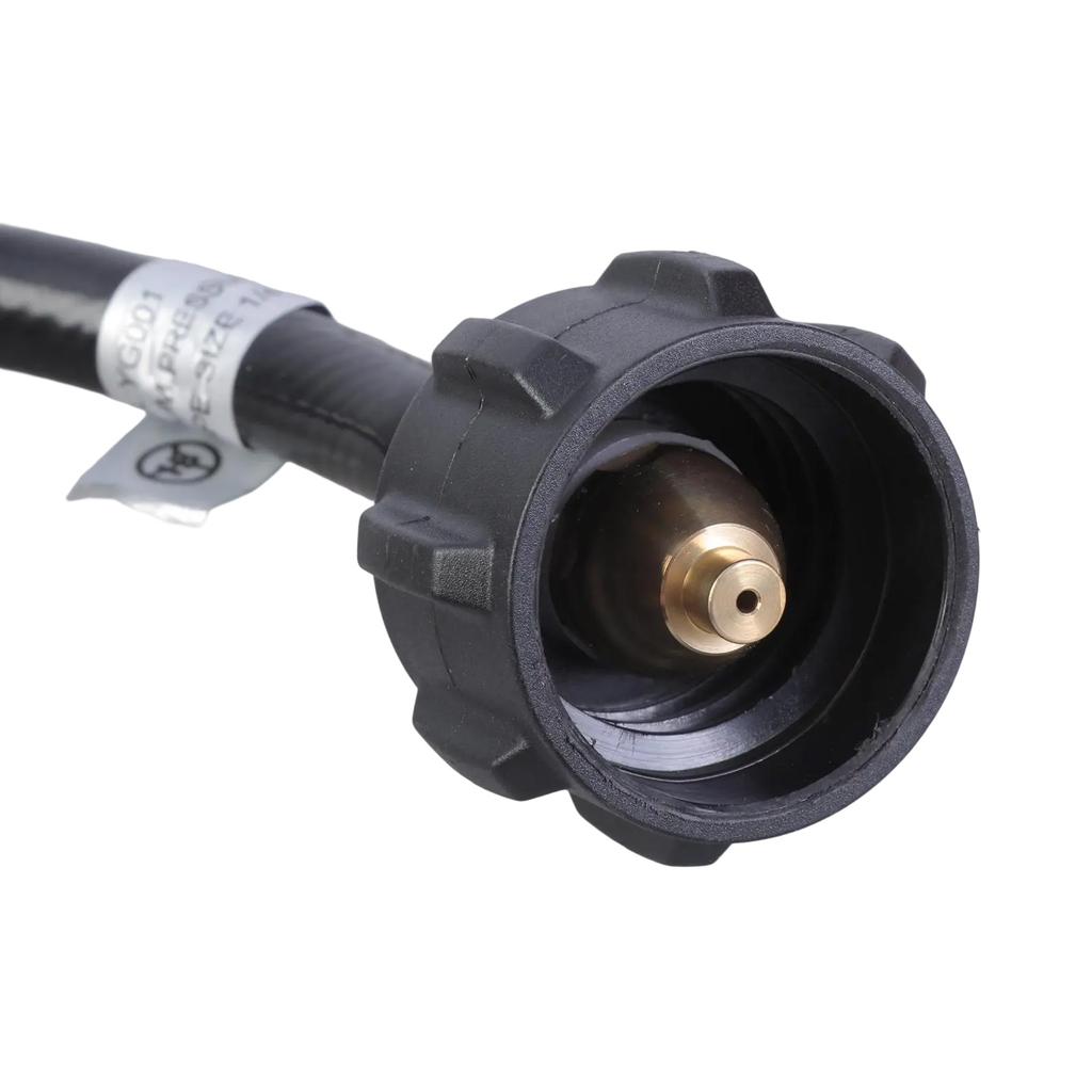 Upgraded Propane Refill Adapter 4ft Stainless Steel Braid Hose for 1lb To 20lb Tank Conversion Gas Connector