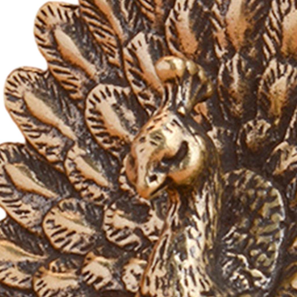 Socha páva Ornament Art Decor Knihovnička Svatební dar Ornamenty do domu Stolní skříňková figurka