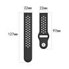 22mm Breathable Holes Silicone Bracelet Wrist Strap Replacement for Huawei Watch GT/Honor Magic Smart Watch