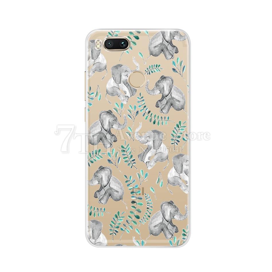 Pro Xiaomi Mi A1 Pouzdro Tištěné Pro Xaiomi Mi A1 TPU Pouzdro Pro Xiaomi Mi 5X Měkký Silikonový Zadní Kryt