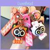 Adorable Cartoon Luo Xiaohei Keychain Exquisite Silicone Key Ring For Bags Cars