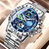 Binbang BINBOND fashionable multi-functional waterproof men's quartz watch