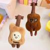Musical Instrument Guitar Plush Key Rings Violin Guitar Plush Keychain  Car Key