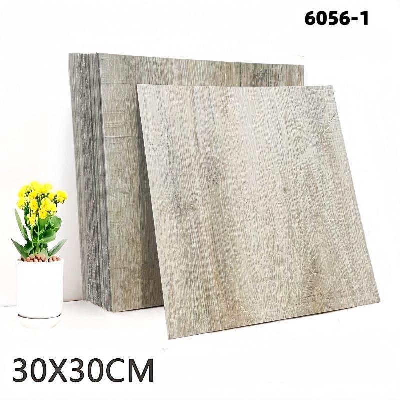 Selbstklebende PVC-Holzmaserung-Fliesen: Wasserdicht, Feuchtigkeitsbeständig, Abriebfest für Schlafzimmer-, Wohnzimmer-, Badezimmerböden & -wände.