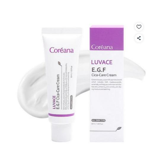 Coreana Lavache EGF Cica Care Cream Skin Repair & Soothing Face Cream 50ml