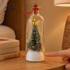 Schneeflocken-Stechpalmen-Ornamente Aufnehmbare Weihnachtsbaum-Flaschenpost, Sprachaufnahme Feiertags-Andenken Dekoration für den Eingangsbereich mit