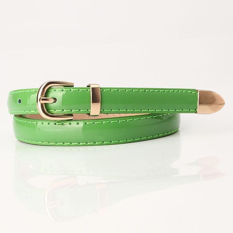 

A Simple and Fashionable Candy-colored Decorative Small Belt for Ladies, Paired with A Dress, Coat, Sweater and Belt 105cm
