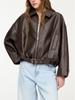 Women's Retro Spring Pilot Jacket: Faux Leather Casual Top Coat - American and European Style
