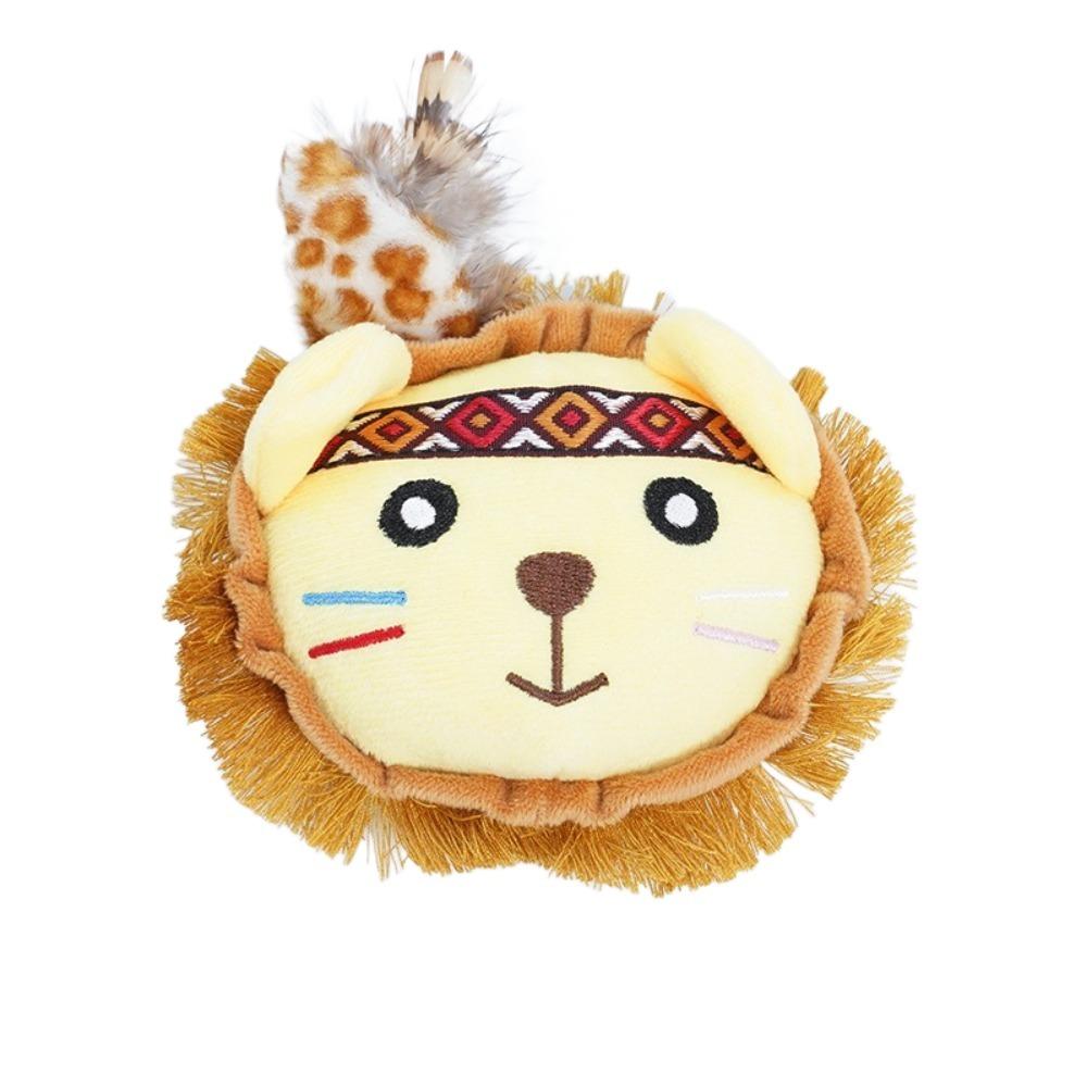 Funny Catnip Chew Feather Tassel Teething Relief Feather Self Play Biting Texture Interactive Cat Interactive Play