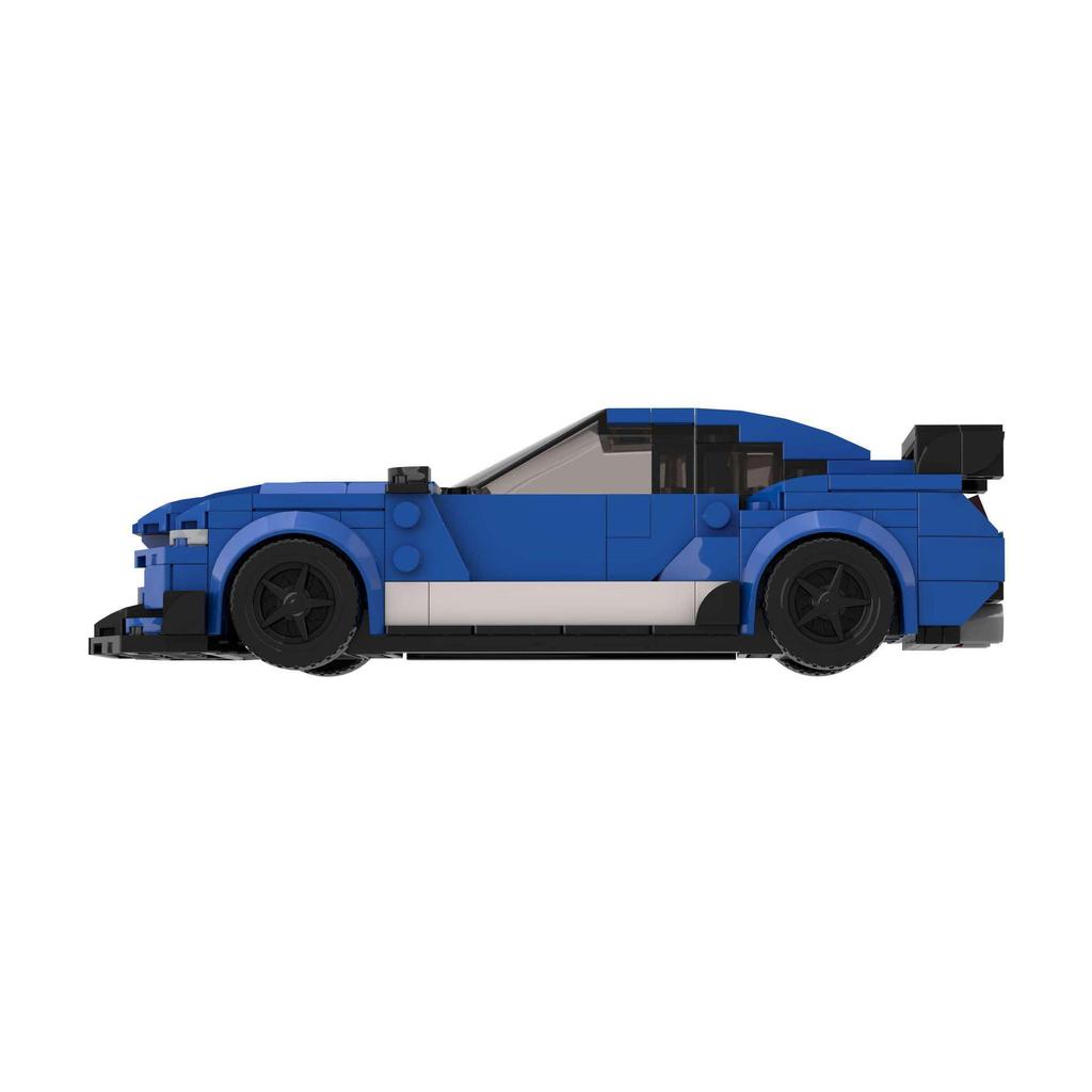 Cross-Border Block Compatible Ford Mustang GT Race Car Toy for Kids