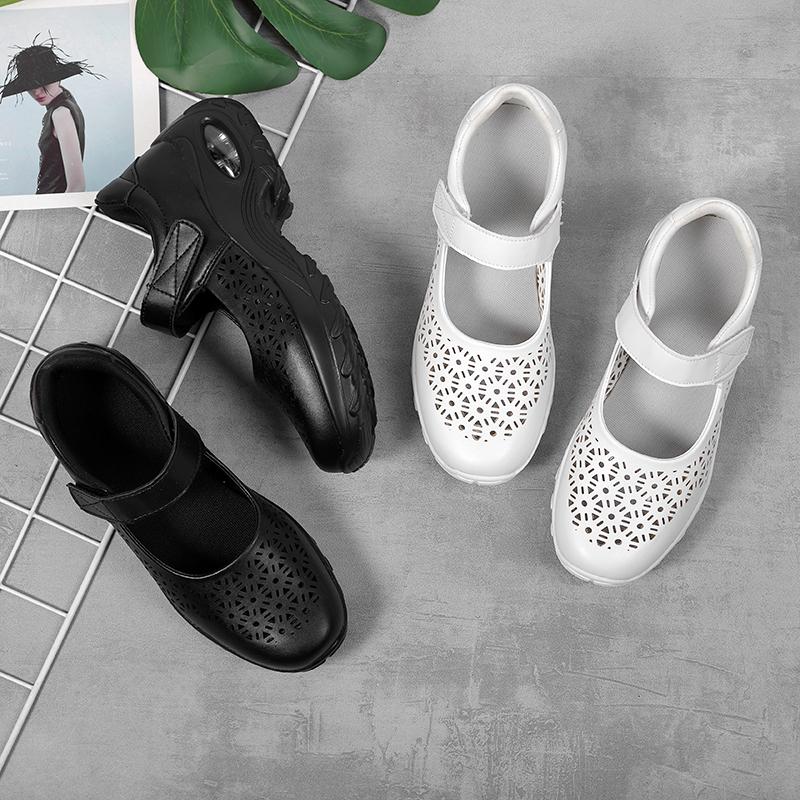 Luxury WomenS Shoes WomenS Lightweight Breathable Shoes On Shoes Casual Slip Sneaker WomenS Sandals White 42 Black