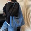 Women's Bag Shoulder Bag Underarm Bag Commuter Denim Bag