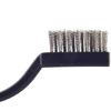 20Pcs Wire Scratch Brush Curved Handle Metal Wire Brush Polishing Cleaning Tool