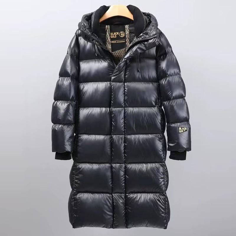 Long Down Coat Women Winter Warm Thick Hooded Oversized Parka With White Duck 56-60% Fill Power