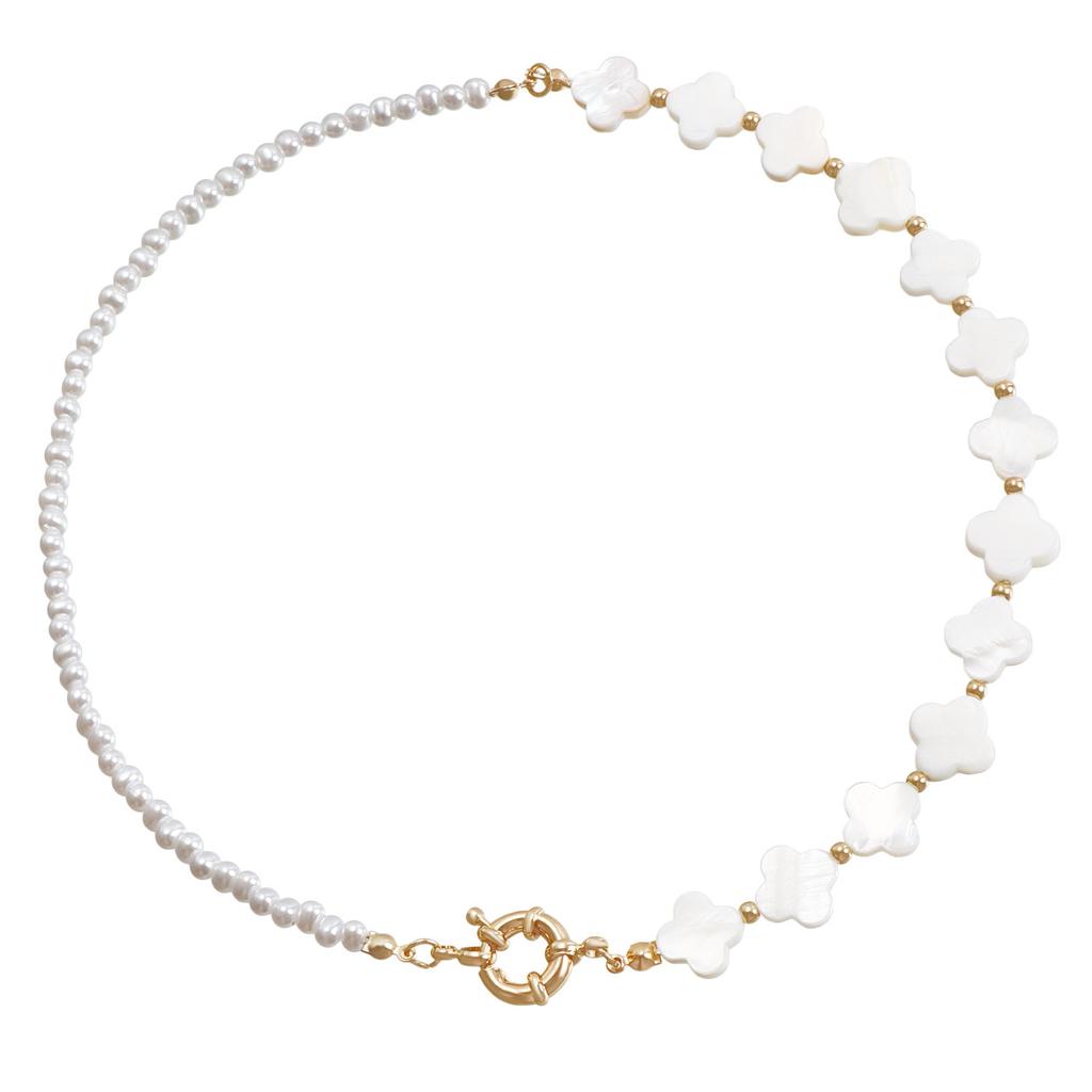 Hot-selling cherry pearl necklace women's ins style fashion high sense love collarbone chain new item pendant