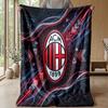 AC Milan Theme blanket Soft Flannel Blanket Plush Throw Blanket Cozy Sofa Bed Blanket for Home Decor