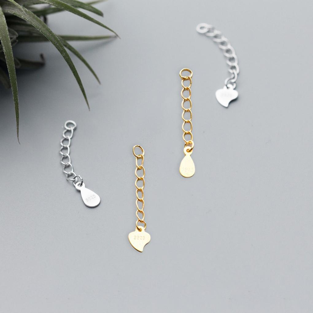Bracelet Tail Link Chain DIY Craft Jewelry Findings Silver Bracelets Necklace Extension Chains Handmade Earrings