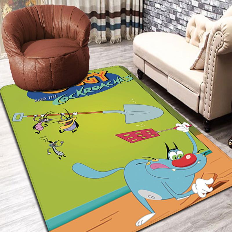 Oggy Rug Floor Mat for Living Room or Bedroom Soft and Comfortable Carpet a Gift for Birthday and Holiday.NFF0928128
