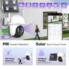 Solar-Powered PTZ WiFi Surveillance Camera with Low Power Consumption and Mobile Remote Access