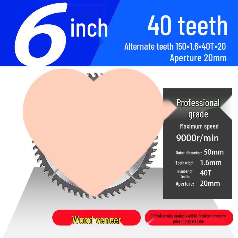 Jindian 4" & 10" Woodworking Saw Blades for Handheld Circular Saws & Angle Grinders