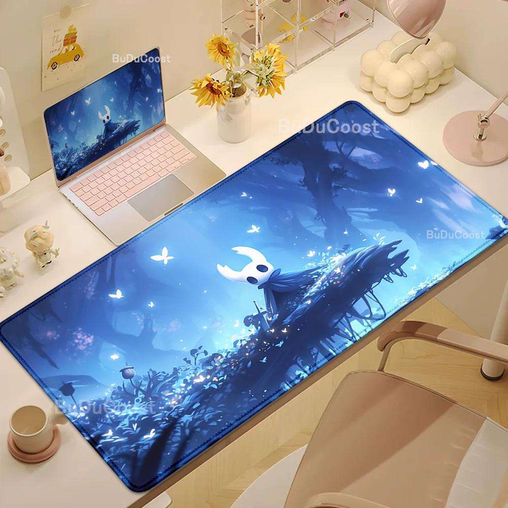 Stampa HD Cool Mousepad Hollow Knight Silksong Tappetini per Tavolo Mousepad per Computer Aziendale Tappetino Grande per Scrivania Mousepad XXL per PC Gamer