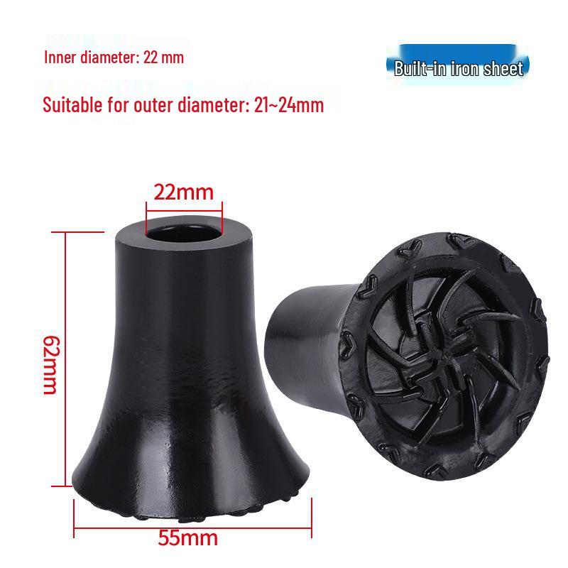 Non-slip Wear-resistant Quad Cane Rubber Feet Covers