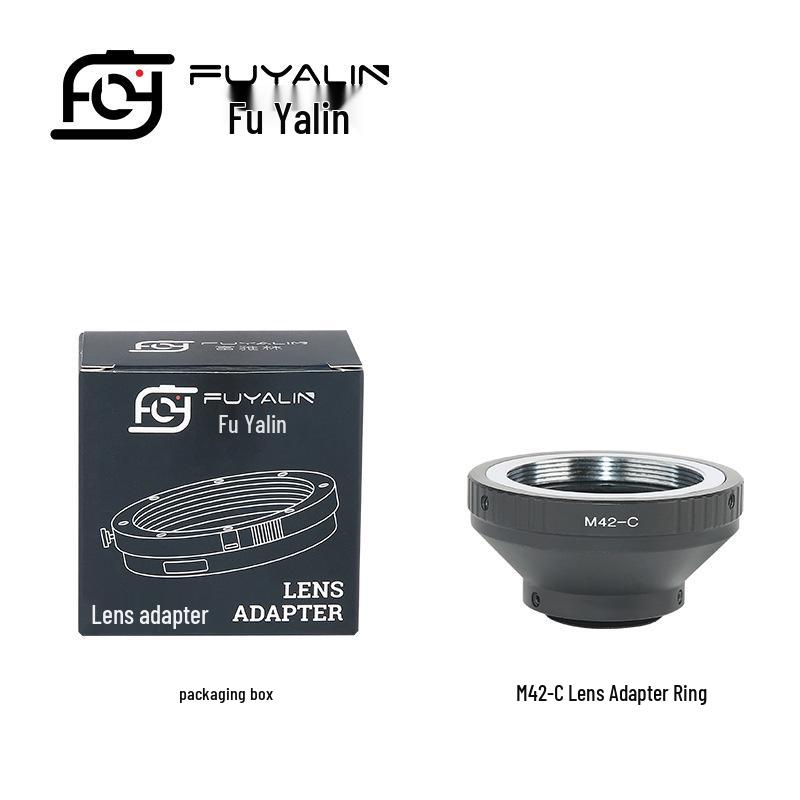 M42 To C-Mount Adapter for East German Helios 44-2 and Other M42 Lenses