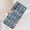 Skeleton Yoga Phone Case For Samsung Galaxy S25 S23 S30 S8 S21 S20 FE S24 S22 Note 10 20 S8 Plus Lite Ultra