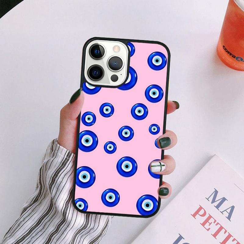 Evil eye Phone Case For iPhone 17 Air 14 13 12 16Pro Max 15 11  Plus Max Cover Shell coque