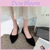 Womens Flat Shoes With Velvet Material For Casual Spring Summer Wear