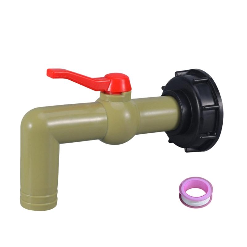 Heavy Duty IBC Tank Connector Reinforced Thread Outlet Tap for IBC Container Water Tank Rain Butt Accessories