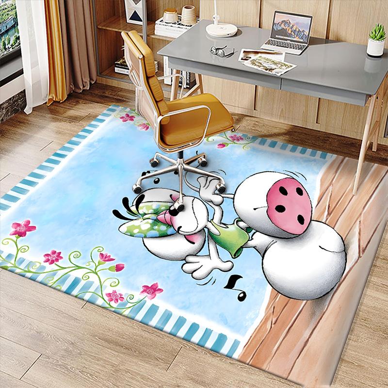 Cartoon Diddl Diddlina Printed Absorbent Washable Carpet, Non-Slip Bathroom Mats, Kitchen Rugs, Yoga Mat,Living Room Entrance, Camping Picnic Rugs