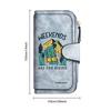 Hiking Themed Long Wallet Portable Multi-card Slot Purse for Outdoor Lover