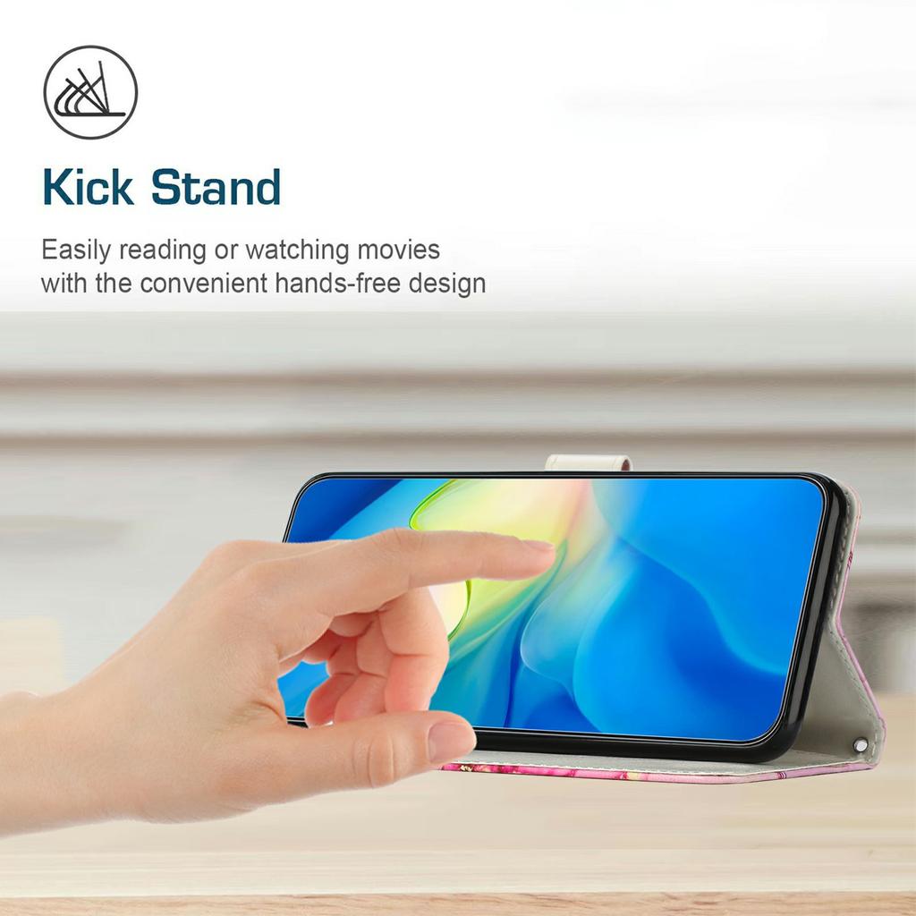 Stand Case for Xiaomi Redmi Turbo 4 5G/Poco X7 Pro 5G Marble Pattern PU Leather Wallet Phone Cover