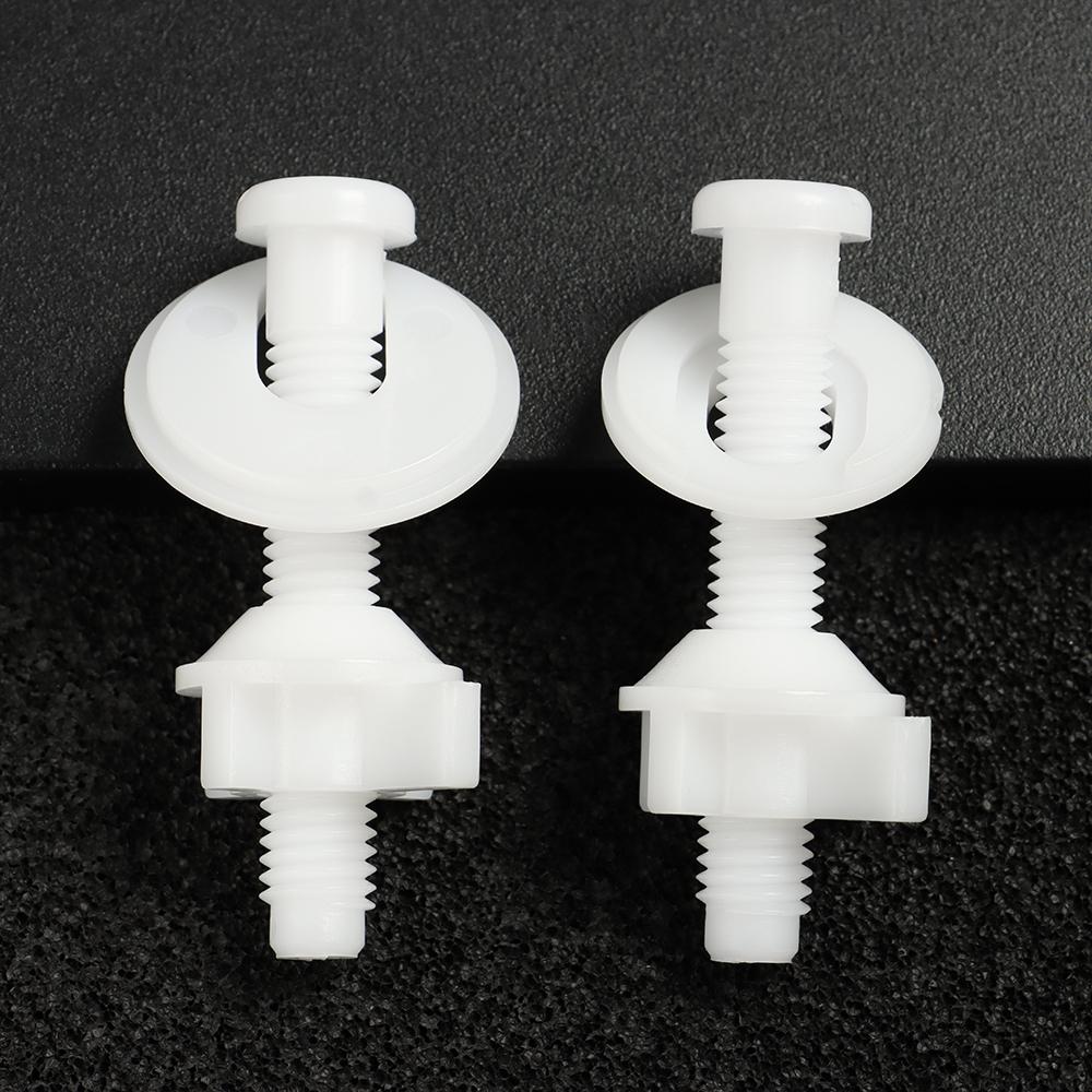 1Pair Hardware Universal Repair Tools Bolts Fixing Screws Toilet Seat Hinges Bathroom Nut