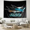 San-Jose Sharks Hockey Tapestry, Unique Design Tapestry, Wall Decor for Bedroom,Livingroom, Playroom,Heartwarming Fan Holiday Gifts