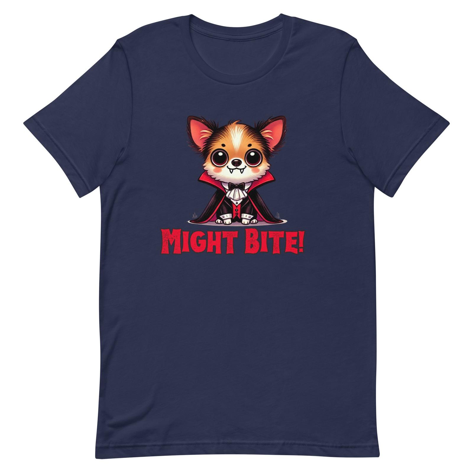 Cute Chihuahua Vampire Halloween Unisex t-shirt S разноцветный