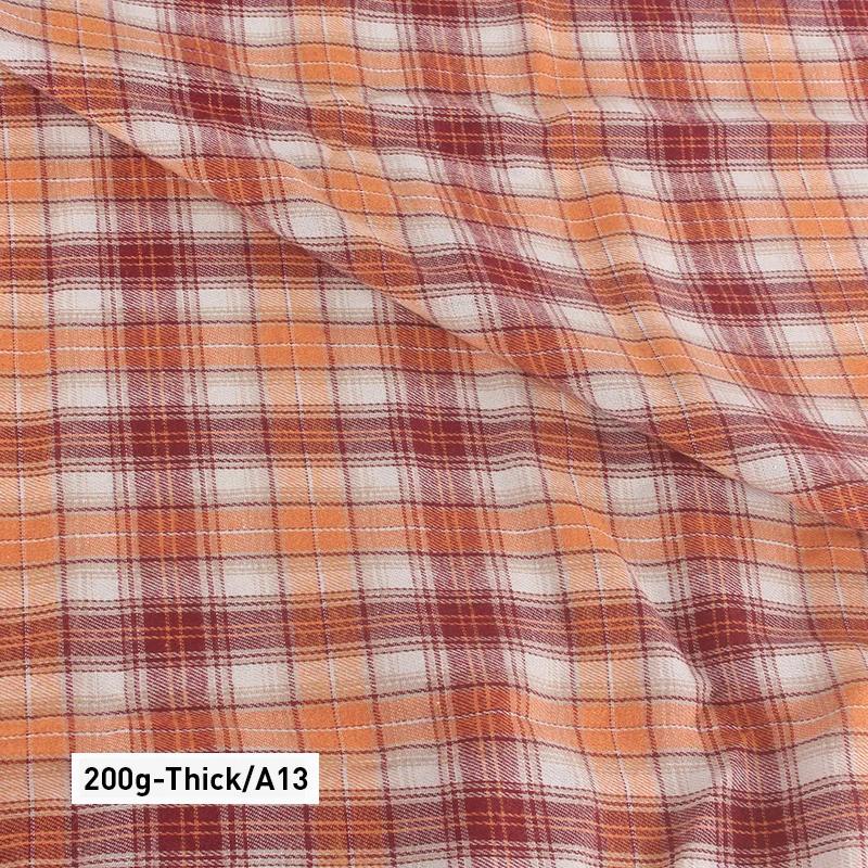 Scottish Checks Polyester Cotton Fabric Medium/Thick Classic Stylish Fabric for Sewing Clothes Skirts Dresses Tartan Designer
