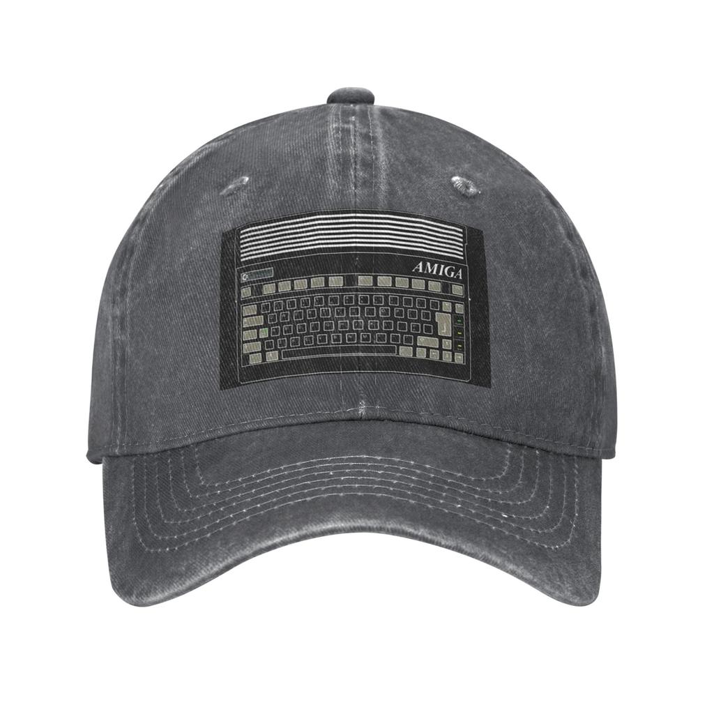 C64 Logo Computer  Baseball Caps Snapback Denim Hats Casquette Sports Baseball Cowboy Hat for Unisex Women