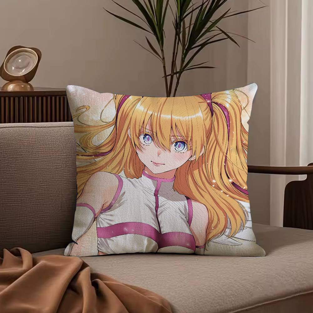 Anime 2.5 D-Dimensional S-Seduction Pillow Case Anti-dustmite Pillowcase Invisible zipper silky short plush Sofa cushion cover