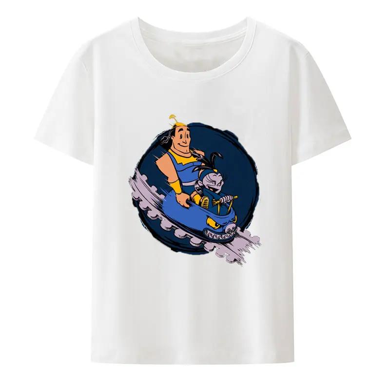 Emperor Rollercoaster Funny Movie Gift Print T Shirt Clothes Hipster Style Y2k Tops Humor Graphic Tshirts for Cool