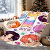 BTS Pattern Blanket for Home Decoration, Bed, Sofa, Car Travel, Camping, Suitable for All Seasons, Birthday Christmas Gift