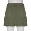 European & American Style Low-Waist Slim Hip Skirt - Autumn Solid Color