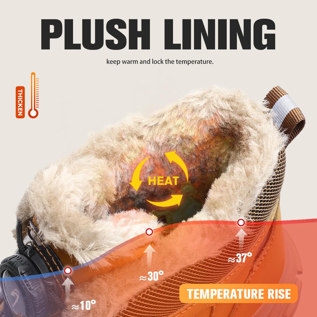 Pohodlná bezpečnostní obuv pro muže vysoce voděodolná pracovní obuv protiskluzové bezpečnostní boty gumová podrážka pracovní tenisky s kovovou špičkou