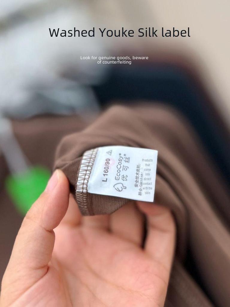 Ecoco Women's Mid-Neck High-Density Autumn Bottoming Shirt