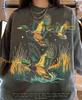 Vintage Stockente 90er Grafikstil Comfort Colors® T-Shirt, Naturfreund Retro Jäger Fliegende Enten Ausgeblichene T-Shirts, Y2K Streetwear Geschenk,