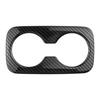 Car Back Water Cup Panel Cover Trim Decoration Sticker for Kia Sportage NQ5 2022 2023 2024 Imitation Carbon Fiber Accessories